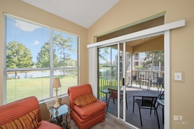 Great 2nd floor unit with Huge screened porch overlooking the on Craft Farms - Cypress Bend in Alabama - for sale on GolfHomes.com, golf home, golf lot