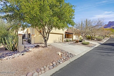 Prestigious El Conquistador Patio Home adjacent to the Hilton El on Pusch Ridge Golf Course in Arizona - for sale on GolfHomes.com, golf home, golf lot