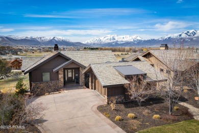Experience mountain modern living in this 4-bedroom, 3 on Red Ledges Golf Club in Utah - for sale on GolfHomes.com, golf home, golf lot