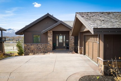 Experience mountain modern living in this 4-bedroom, 3 on Red Ledges Golf Club in Utah - for sale on GolfHomes.com, golf home, golf lot