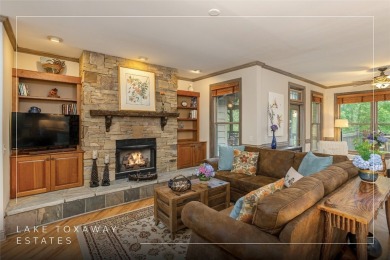 This one-of-a-kind, beautifully maintained four-bedroom on Lake Toxaway Country Club in North Carolina - for sale on GolfHomes.com, golf home, golf lot