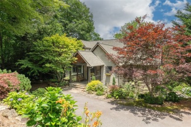 This one-of-a-kind, beautifully maintained four-bedroom on Lake Toxaway Country Club in North Carolina - for sale on GolfHomes.com, golf home, golf lot