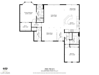 Gorgeous Jefferson model with mountain views in Sun City on Rio Secco Golf Club in Nevada - for sale on GolfHomes.com, golf home, golf lot