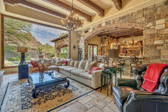 Masterpiece of design, quality craftsmanship, attention to on Desert Highlands Golf Club in Arizona - for sale on GolfHomes.com, golf home, golf lot