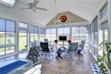 A truly coveted *Christopher Wren* model overlooking the fairway on Colonial Heritage Golf Club in Virginia - for sale on GolfHomes.com, golf home, golf lot