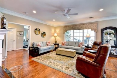A truly coveted *Christopher Wren* model overlooking the fairway on Colonial Heritage Golf Club in Virginia - for sale on GolfHomes.com, golf home, golf lot