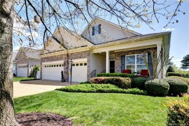 A truly coveted *Christopher Wren* model overlooking the fairway on Colonial Heritage Golf Club in Virginia - for sale on GolfHomes.com, golf home, golf lot
