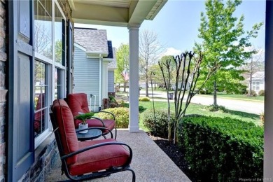 A truly coveted *Christopher Wren* model overlooking the fairway on Colonial Heritage Golf Club in Virginia - for sale on GolfHomes.com, golf home, golf lot