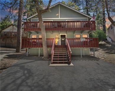 Nestled back from the road with an amazing private backyard is on Big Bear Mountain Ski and Golf Resort in California - for sale on GolfHomes.com, golf home, golf lot