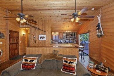 Nestled back from the road with an amazing private backyard is on Big Bear Mountain Ski and Golf Resort in California - for sale on GolfHomes.com, golf home, golf lot