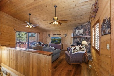 Nestled back from the road with an amazing private backyard is on Big Bear Mountain Ski and Golf Resort in California - for sale on GolfHomes.com, golf home, golf lot
