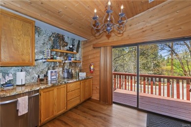 Nestled back from the road with an amazing private backyard is on Big Bear Mountain Ski and Golf Resort in California - for sale on GolfHomes.com, golf home, golf lot