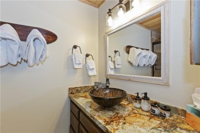 Nestled back from the road with an amazing private backyard is on Big Bear Mountain Ski and Golf Resort in California - for sale on GolfHomes.com, golf home, golf lot