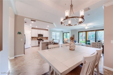 The stunning Corsica design is situated in the sought-after on Pelican Preserve Golf Club in Florida - for sale on GolfHomes.com, golf home, golf lot