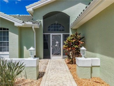 Custom Ibiza model POOL HOME on the 6th green with stunning on Herons Glen Golf and Country Club in Florida - for sale on GolfHomes.com, golf home, golf lot