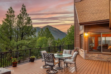 Cabin style home with views of Mt. Elden. You feel like you are on Continental Country Club in Arizona - for sale on GolfHomes.com, golf home, golf lot