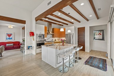 Discover the perfect blend of modern luxury and Southwest charm on The Club At Las Campanas  in New Mexico - for sale on GolfHomes.com, golf home, golf lot