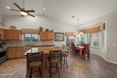BEAUTIFUL MOUNTAIN & GOLF COURSE VIEWS...AND THE BEST SUNSET on Tuscany Falls At Pebble Creek in Arizona - for sale on GolfHomes.com, golf home, golf lot