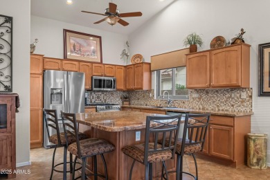 BEAUTIFUL MOUNTAIN & GOLF COURSE VIEWS...AND THE BEST SUNSET on Tuscany Falls At Pebble Creek in Arizona - for sale on GolfHomes.com, golf home, golf lot