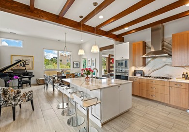 Discover the perfect blend of modern luxury and Southwest charm on The Club At Las Campanas  in New Mexico - for sale on GolfHomes.com, golf home, golf lot