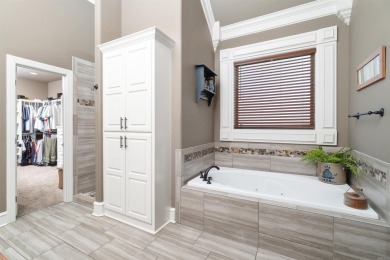 This gorgeous all-brick home with stone accents offers 3 on Isabella Golf Course  in Arkansas - for sale on GolfHomes.com, golf home, golf lot
