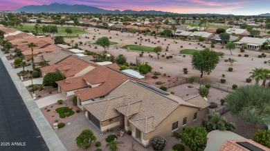 BEAUTIFUL MOUNTAIN & GOLF COURSE VIEWS...AND THE BEST SUNSET on Tuscany Falls At Pebble Creek in Arizona - for sale on GolfHomes.com, golf home, golf lot