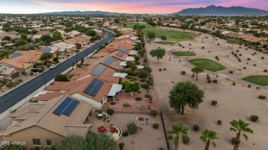BEAUTIFUL MOUNTAIN & GOLF COURSE VIEWS...AND THE BEST SUNSET on Tuscany Falls At Pebble Creek in Arizona - for sale on GolfHomes.com, golf home, golf lot