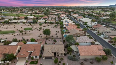 BEAUTIFUL MOUNTAIN & GOLF COURSE VIEWS...AND THE BEST SUNSET on Tuscany Falls At Pebble Creek in Arizona - for sale on GolfHomes.com, golf home, golf lot