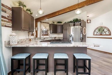 Exceptional golf course property featuring a unique 3 bedroom, 3 on Ledges Golf Course in Illinois - for sale on GolfHomes.com, golf home, golf lot