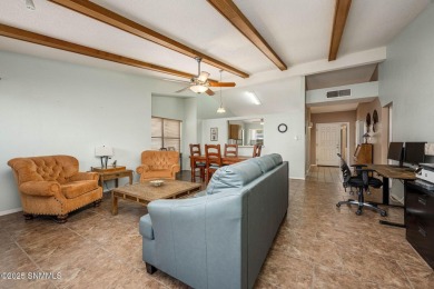 Spacious and bright 2-bed, 2-bath Southwestern-style home just on Sonoma Ranch Golf Course in New Mexico - for sale on GolfHomes.com, golf home, golf lot