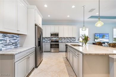 Welcome to luxury living in this rarely offered 2,251 sq. ft on Pelican Preserve Golf Club in Florida - for sale on GolfHomes.com, golf home, golf lot