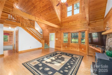 This warm and inviting, solidly built custom log home offers so on Waynesville Country Club Inn in North Carolina - for sale on GolfHomes.com, golf home, golf lot