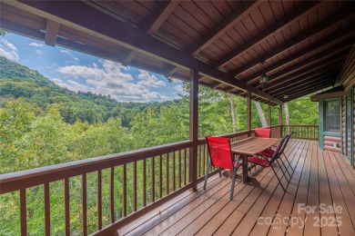 This warm and inviting, solidly built custom log home offers so on Waynesville Country Club Inn in North Carolina - for sale on GolfHomes.com, golf home, golf lot