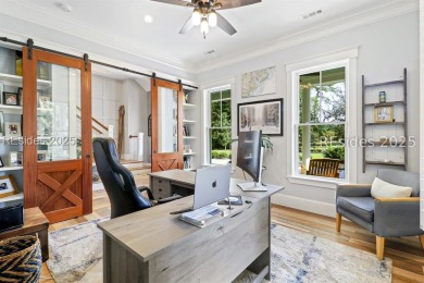 Built in 2018, this stunning home is perfectly situated on a on Oldfield Golf Club in South Carolina - for sale on GolfHomes.com, golf home, golf lot