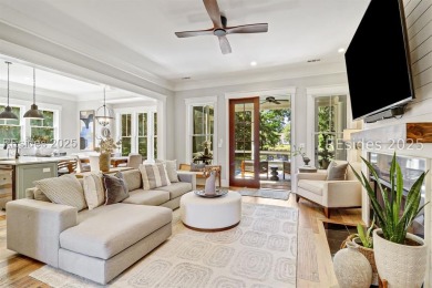 Built in 2018, this stunning home is perfectly situated on a on Oldfield Golf Club in South Carolina - for sale on GolfHomes.com, golf home, golf lot