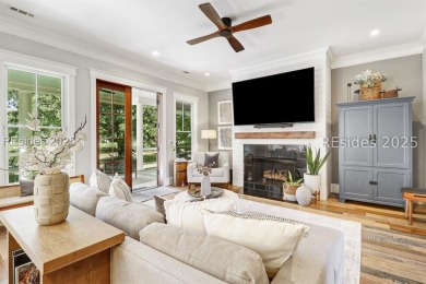 Built in 2018, this stunning home is perfectly situated on a on Oldfield Golf Club in South Carolina - for sale on GolfHomes.com, golf home, golf lot