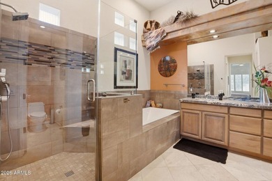 Fabulous single-level home by Toll Brothers (La Jolla - extended on Sanctuary Golf Course At WestWorld in Arizona - for sale on GolfHomes.com, golf home, golf lot