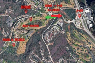 This completely remodeled 3-bedroom, 2-bath home offers modern on Bella Vista Country Club and Golf Course in Arkansas - for sale on GolfHomes.com, golf home, golf lot