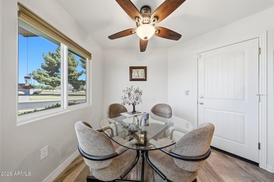 Step into this show stopping corner-lot Gemini home with on Sun City Riverview Golf Course in Arizona - for sale on GolfHomes.com, golf home, golf lot