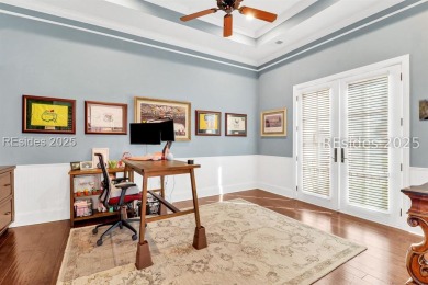 Conveniently located near Berkeley Hall's River Park, this 4BR on Berkeley Hall Golf Club in South Carolina - for sale on GolfHomes.com, golf home, golf lot