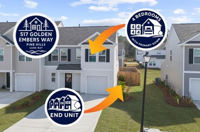 517 Golden Embers Way Pine Hills at Cane Bay End-unit with on Cypress Point Par 3 in South Carolina - for sale on GolfHomes.com, golf home, golf lot