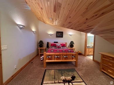 Beautiful custom cabin adjacent to Bear Lake West Golf Course on Bear Lake West Golf and Country Club in Idaho - for sale on GolfHomes.com, golf home, golf lot