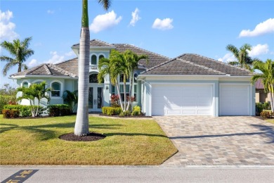 Set amidst private preserve and golf views, this better-than-new on Royal Tee Country Club in Florida - for sale on GolfHomes.com, golf home, golf lot