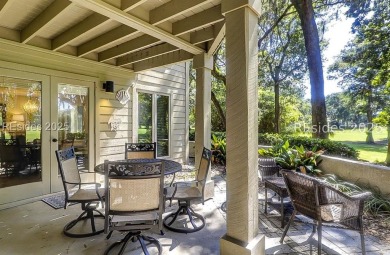 Spectacular golf course views define this upscale first-floor on Palmetto Dunes Golf Course and Resort in South Carolina - for sale on GolfHomes.com, golf home, golf lot