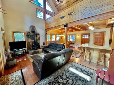 Quality construction throughout this unique architecturally on Lake Almanor Country Club in California - for sale on GolfHomes.com, golf home, golf lot