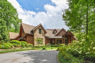 Welcome to a sophisticated mountain retreat on the banks of the on Cullasaja Club in North Carolina - for sale on GolfHomes.com, golf home, golf lot