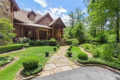 Welcome to a sophisticated mountain retreat on the banks of the on Cullasaja Club in North Carolina - for sale on GolfHomes.com, golf home, golf lot