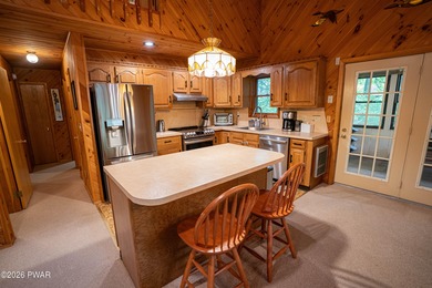 Discover this spacious contemporary home tucked away on a quiet on The Hideout Golf in Pennsylvania - for sale on GolfHomes.com, golf home, golf lot