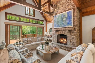 Welcome to a sophisticated mountain retreat on the banks of the on Cullasaja Club in North Carolina - for sale on GolfHomes.com, golf home, golf lot