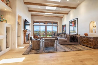 Lovely and elegant 3800 square foot adobe home with 3 bedrooms on The Club At Las Campanas  in New Mexico - for sale on GolfHomes.com, golf home, golf lot